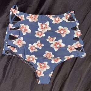 Acacia Swimwear Floral Bikini - Blue and Pink